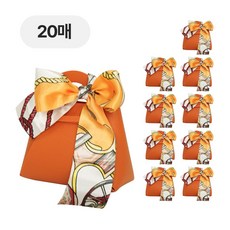 디어플레이스 미니 가죽 구디백 답례품 선물 간식 가방, 20개, 초미니_05.오렌지
