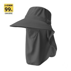 防曬帽透氣遮臉面罩護頸一體太陽帽防紫外線戶外遮陽帽女夏