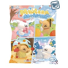 Dolls 線條小狗天氣預報系列盲袋 可愛造型盲盒公仔 療癒系收藏玩具, 5个/袋