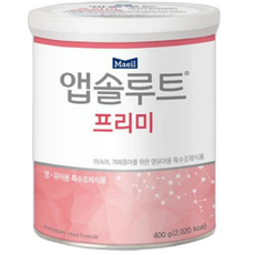 저체중아를 위한 특별식 매일유업 앱솔루트 프리미 분유 MCT유.빠른배송됨요), 400g, 1개입, 1