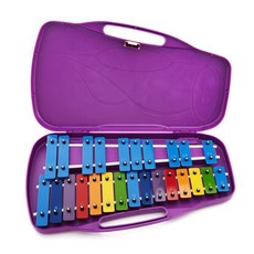 명창 실버스타 공명 실로폰 25키 퍼플 레인보우건반(음계스티커 실로폰채포함) 박스포장제품, 1개, 25판