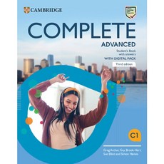 華泰 書本熊 劍橋英檢 C1 Advanced CAE 官方備考主教材 Complete Advanced 3rd Edition 9781009162401, 學生課本(附解答)