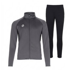 선덜랜드 남성 축구스포츠 나그랑 풀집업 트레이닝복 세트 - 26351-TR07 GY+BK