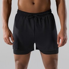 Miss Me 男士泳褲，雙層防走光設計，舒適透氣速乾