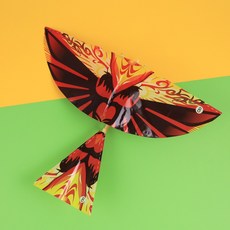 고무동력 비행기 날개짓 고무줄 새 오르니톱터 파닥새 다빈치 날개 글라이더 파닥파닥 모양 랜덤, 랜덤색상, 1개