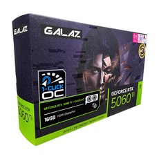 갤럭시 GALAX 지포스 RTX 50 시리즈 그래픽카드, RTX 5060 TI OC D7 [ 16GB][블랙]