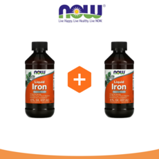 나우푸드 액상 철분 237ml Iron 필수미네랄 2세트, 2개
