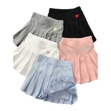 플리츠 스커트 주니어 골프웨어 여자 안전 바지 하의