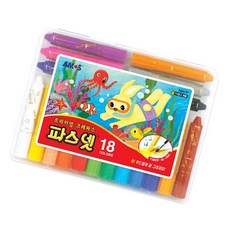 크레파스 18색 초등크레파스 준비물 유치원미술재료