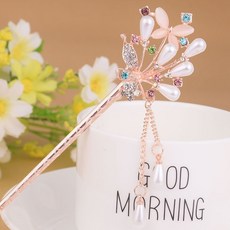 퍼스트샵 큐빅 비녀 장식