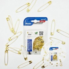 금색 대형 옷핀 50mm 20개 패션옷핀 고정용핀, 1개, 상세페이지 참조