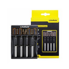 리토카라 스마트 만능 배터리 충전기 4구 Lii-402, 1개