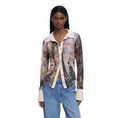 Desigual 여성용 Ts_Eyre 브라운. XL 144802