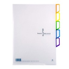 문화 파이브인덱스홀더 5포켓 A4 반투명 F599A-71nog5+4bRq