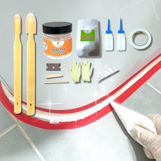 매직스토리 줄눈보수 변기 벽면 줄눈리폼 화이트펄 100g 수직용, 1개