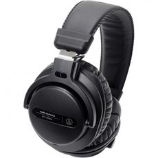 오디오-테크니카 ATH-PRO5XBK 전문가용 오버이어 밀폐형 다이내믹 DJ 모니터 헤드폰 블랙, Black, 검정