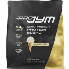 JymSupplementScience Pro Jym 超優質複合蛋白 大溪地香草豆口味, 1個, 1.6kg