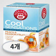 티칸네 쿨 센세이션 복숭아 앤 패션후르츠, 2.5g, 4개, 18개입