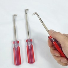GUDOSSI 도배 갈고리 필름 시트지 공구 기역자 드라이버 이물질 제거용 굽도 갈퀴 후크 대형, 1개