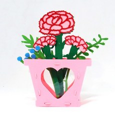 펠트화분DIY 윈도우 엣지화분 카네이션 (50개 묶음), 열개