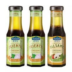 폰타나 오리엔탈 드레싱 270g x 2p + 발사믹 드레싱 270g 세트 270g 3개