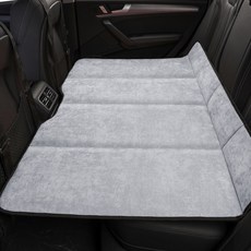 汽車後排睡墊 後座睡覺神器牀車延長板車載牀墊 車用摺疊牀 轎車SUV, 如圖, 雪尼爾（舒適灰）80*130cm