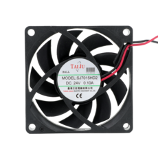 台巨電機 SJ7015 12V 24V 散熱風扇 雙滾珠靜音電腦機殼電源供應器, 1個, SJ7015 24V