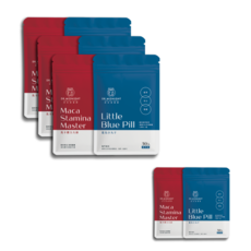 Dr. Midnight 深夜營養師 藍色小丸子 馬卡體力大師 戰神之神組合包 (1入30錠/粒) 男性保健食品, 4套, 30顆