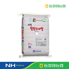 [택배출고일 당일도정] 2025년산 동철원농협 철원오대, 20kg, 1개, 상등급