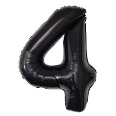 이벤트홀릭 초대형 숫자풍선 40인치 100cm, 1개, 블랙 4