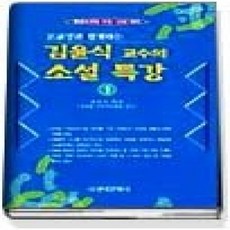 [개똥이네][중고-상] 김윤식 교수의 소설 특강 1