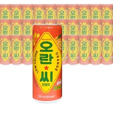 오란씨 오렌지 탄산음료, 30개, 250ml