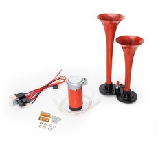 화물차크락숀 에어혼 나팔 스피커 공기 확성기 스카니아, 법빈 레드 12V