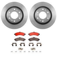 Brembo KT 시리즈 프리미엄 브레이크 키트 (KT00810) 뷰익 레이니어 쉐보레 트레일블레이저 GMC 엔보이 올드 브라바다 2002–2005 전용 | 패드 및 로터, Brembo KT 시리즈 프리미엄 브레이크 키트 (KT