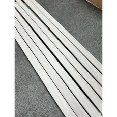 Fattoy PVC地板收邊條 牆邊收口起步條, 米白木紋, 1個