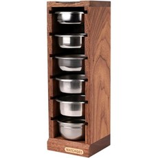 워치겟 에스프레소 필터 바구니 스탠드 포터필터 홀더 랙 나무 정밀 보관 58mm 머신 및 커피 퍽 스크린용, 1_Walnut Wood