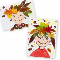 도모아 뚝딱 가을명화 행복한미소 1인용 만들기 교구 재료, 1개, 상세페이지 참조