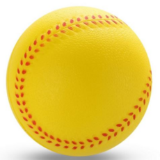 메리길드 야구공 소프트 안전구 연습캐치볼 옐로우, 2개