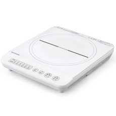 아이리스오야마 IH 레인지 1구 IH 쿠킹히터 1400W 화이트 IHK‑T35‑W