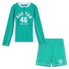 NBA KIDS 남아 반집업 래시 세트 K252ST710P51_DJ