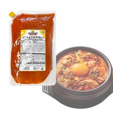 달디단마켓 코다노 순두부찌개 소스 2kg 양념장 한식 간편조리 업소용 대용량, 1개