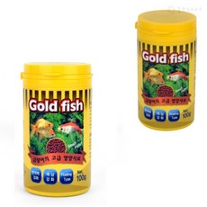 올짱 금붕어 전용 사료 골드피쉬 100g 어항용 먹이 100g사료, 1개