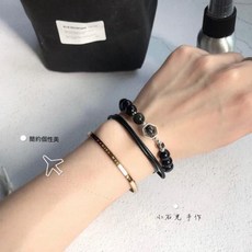 小石光 蠟繩手環 簡約百搭韓風設計