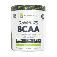 BODYLOGIX Naturals BCAA 綠蘋果無麩質, 1個, 246克