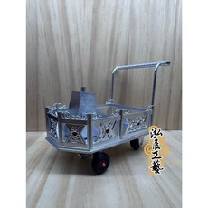 泓展工藝 廟會 娘傘車 模型, 1個