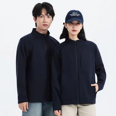 純色拉鍊立領衛衣女春秋新款寬鬆開衫運動外套 華棉男女同款