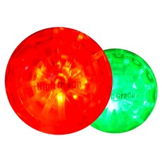 1+1 하이그레이드 LED 야광 파크골프공, 레드 + 그린, 1세트, 1개입