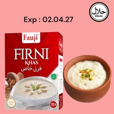 Firni Khas ( Rice Pudding ) 155g 피르니 ( 파키스탄 전통 쌀 푸딩 디저트) 할랄 155g, 1개