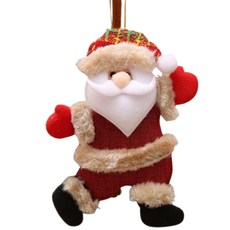 萱寶媽咪baby童裝館 聖誕節裝飾掛件組：聖誕老人、雪人、麋鹿布偶掛飾，聖誕樹裝飾/交換禮物首選, 018聖誕老人掛飾, 1個