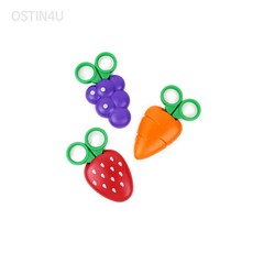 오스틴포유 자석부착식 미니가위 미니주방가위, 당근
